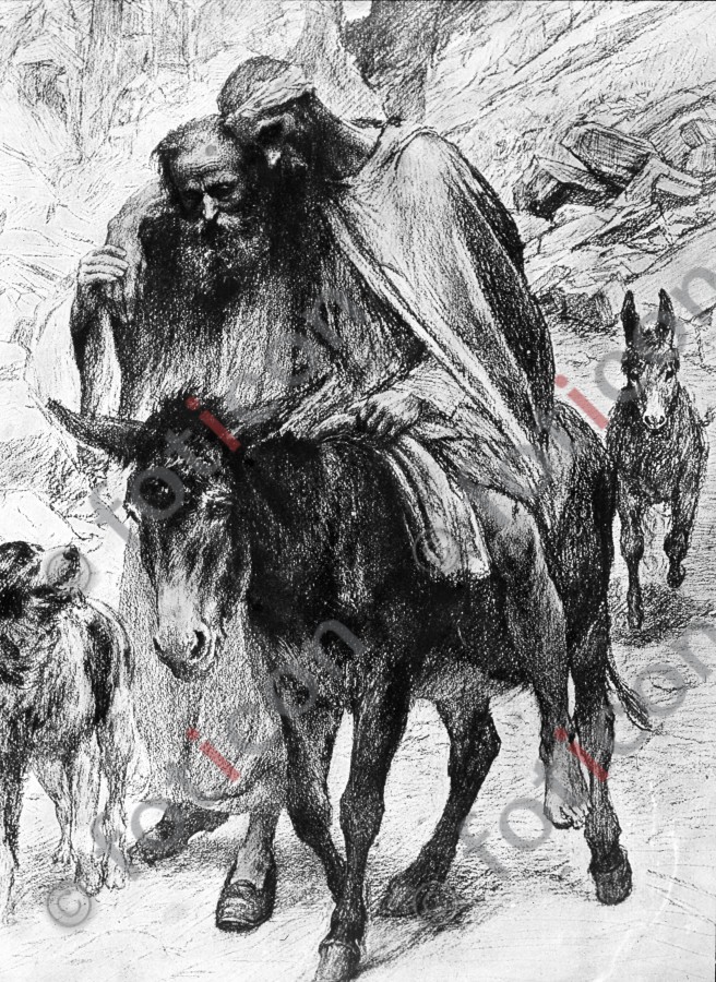 Der barmherzige Samariter  | The Good Samaritan - Foto simon-134-029-sw.jpg | foticon.de - Bilddatenbank für Motive aus Geschichte und Kultur
